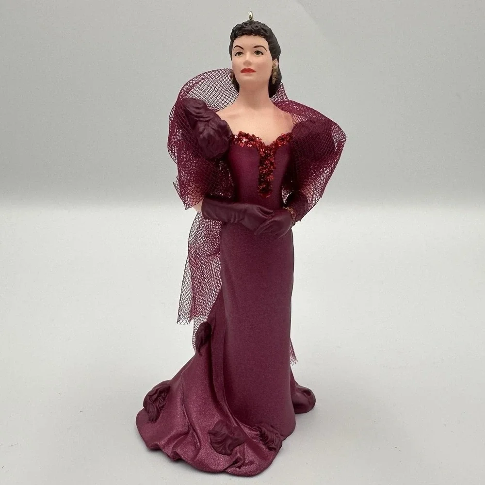Vintage 1997 Hallmark Scarlett O'Hara Ornament Gone With Wind W Box Series First